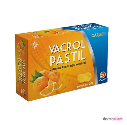 Takviye Edici GıdalarCarmedCarmed Vacrol Pastil Takviye Edici Gıda 24 Pastil