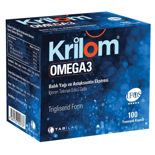 Krilom Omega-3 100 Yumuşak Kapsül