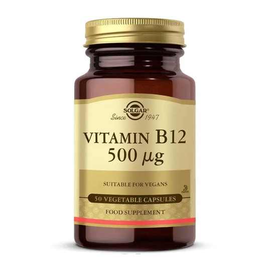 Solgar Vitamin B12 500 Mg 50 Kapsül
