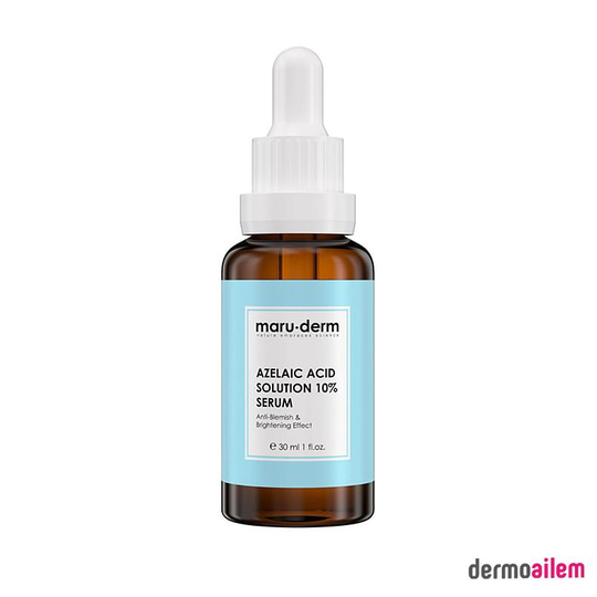 Maruderm Azelaik Asit Solüsyon %10 Aydınlatıcı Leke Karşıtı Cilt Bakım Serumu 30 Ml