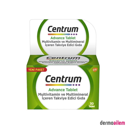 Takviye Edici GıdalarCentrumCentrum Advance Multivitamin 30 Tablet GSK