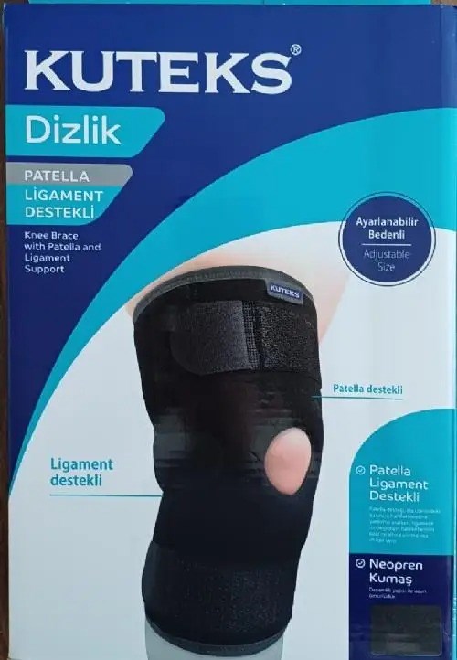 Kuteks Neopren Patella Ligament Destekli Dizlik Standart