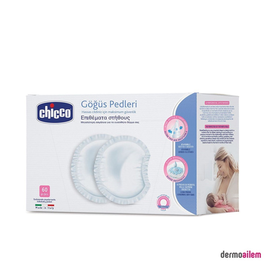 Göğüs BakımıChiccoChicco Antibakteriyel 60 Adet Göğüs Pedi