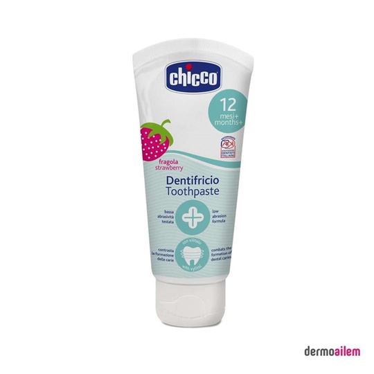 Bebek Ve Çocuklar İçin Ağız BakımıChiccoChicco Çilekli 12 Ay+ 50 ml Diş Macunu