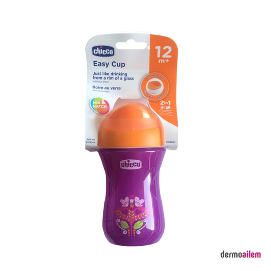 Biberon & Emzik & OyuncakChiccoChicco Easy İleri Seviye Bardak 266 ml 12 Ay+ Mor
