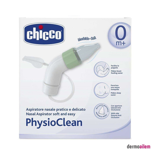 Bebek Sağlık ÜrünleriChiccoChicco PhysioClean Nasal Burun Aspiratörü 0 M+