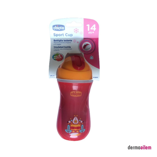 Biberon & Emzik & OyuncakChiccoChicco Sport Cup Isı Yalıtımlı Spor Bardak 266 ml - Pipetli