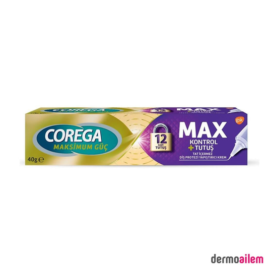Diş Protezi YapıştırıcılarCoregaCorega Super Krem Maximum Kontrol Yapıştırıcı 40 gr