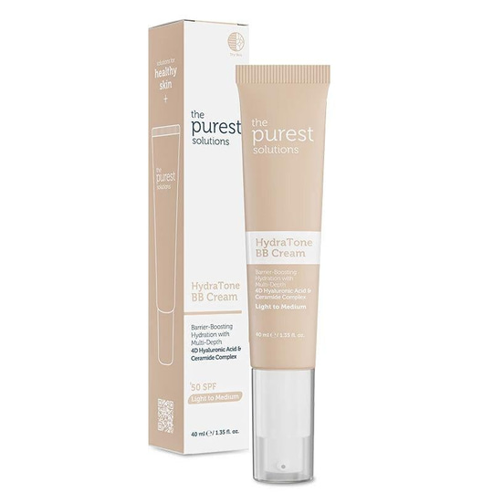 The Purest Solutions Kuru ve Karma Ciltler İçin Yoğun Nemlendirici BB Krem SPF 50+ 40 ml Açık-Orta Ton