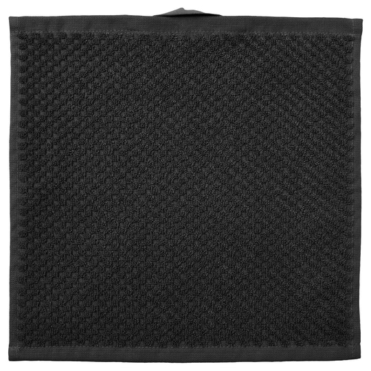 İkea Gulvial Siyah El Havlusu 30x30 cm