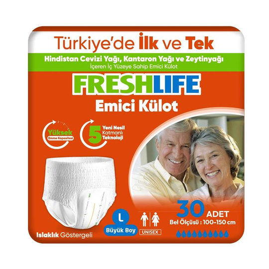 Freshlife Large Emici Külot 30’lu