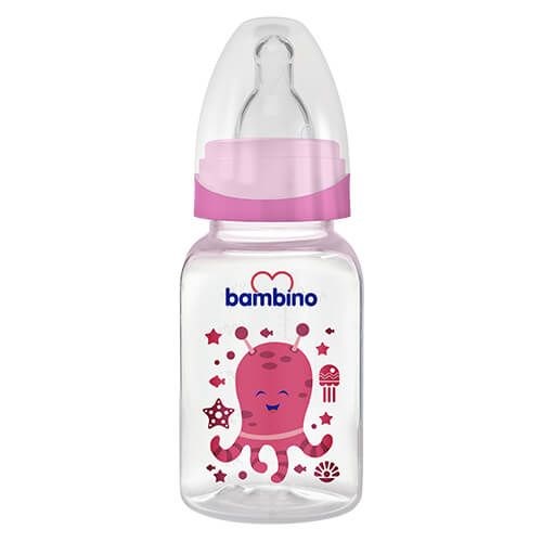 Bambino Klasik Pp Biberon 150 Ml Pembe Ahtapot B018 0-6 Ay