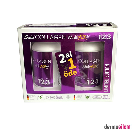Suda Collagen Multiform 90 Tablet 2 Al 1 Öde