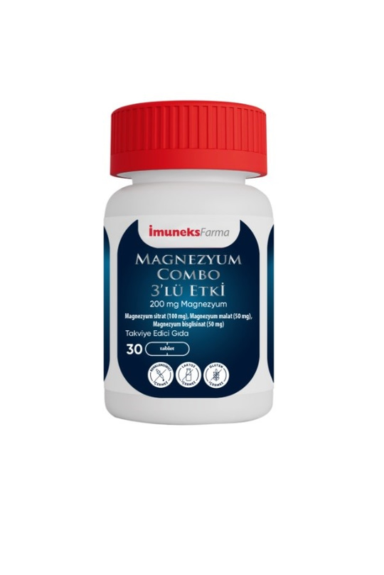 İmuneks Magnezyum Com bo 3lü Etki 30 Tablet