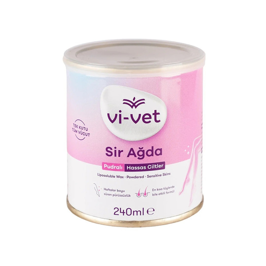 Vi-vet Hassas Ciltler İçin Sir Ağda Pudralı 240 ml