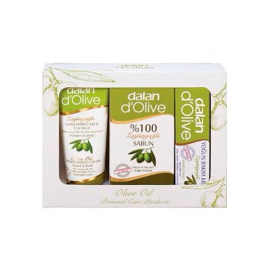 Vücut Nemlendirici & Yenileyici ÜrünlerDalanDalan Dolive 3 Lü Set 75ml Krem +20ml Krem+100gr Sabun