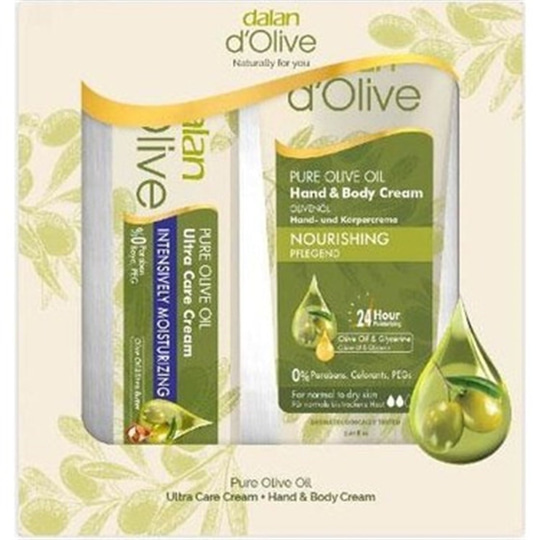 Vücut Nemlendirici & Yenileyici ÜrünlerDalanDalan Olive 2li Set Yoğun Bakım Kremi 75ml krem +20ml krem