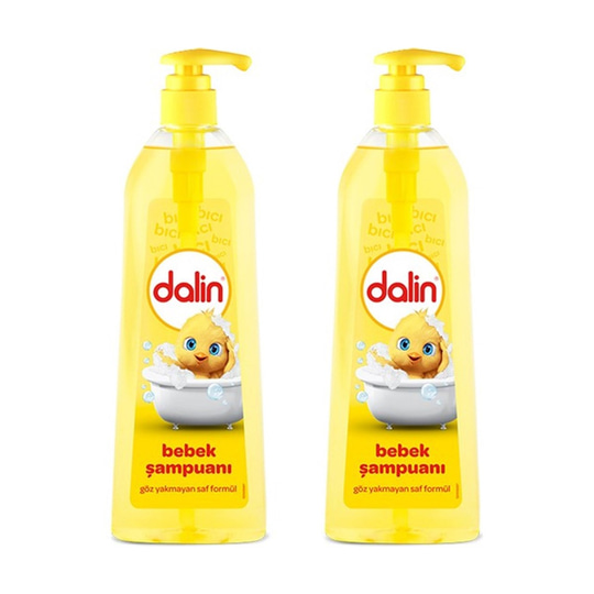 ŞAMPUAN & DUŞ JELİDalinDalin Bebek Şampuanı 750 ml x 2 Adet