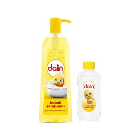 ŞAMPUAN & DUŞ JELİDalinDalin Şampuan 750 ml + Bebek Yağı 200 ml