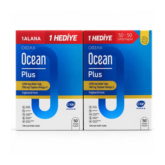 Orzax Ocean Plus 1 ALANA 1 BEDAVA 50+50 Kapsül