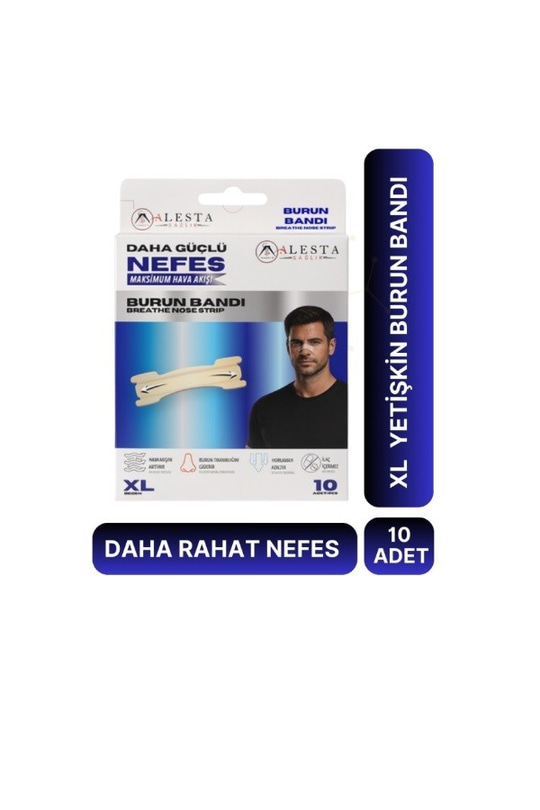 Alesta Sağlık Burun Bandı xLarge 10 lu