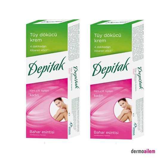 Tüy GidericilerDepitakDepitak Kadın/Lady Tüy Dökücü Krem 100 ml 2 Adet
