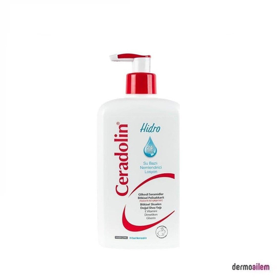 Vücut LosyonlarıDermadolinDermadolin Ceradolin Hidro 500 ml Su Bazlı Vücut Losyonu (SKT:06/2024)
