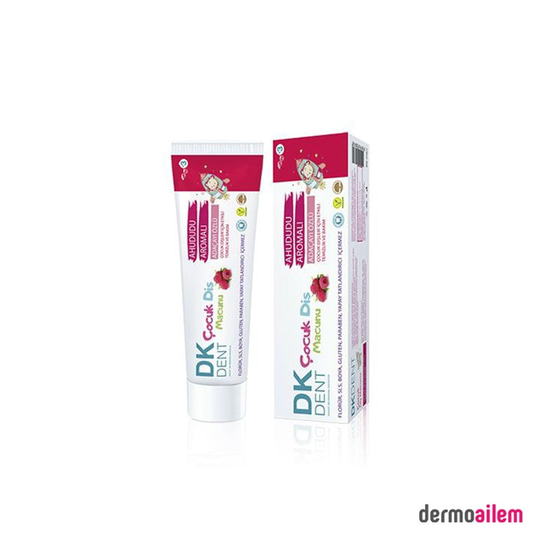 Bebek Ve Çocuklar İçin Ağız BakımıDermokilDermokil Dk Dent Ahududulu Çocuk Diş Macunu 50 ml