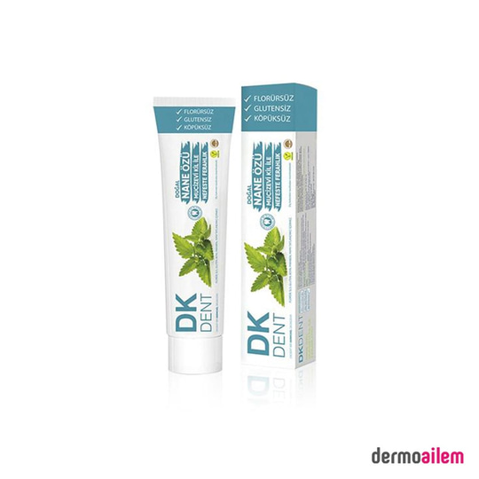 Diş MacunlarıDermokilDermokil DK Dent Doğal Nane Özü 75 ml Diş Macunu