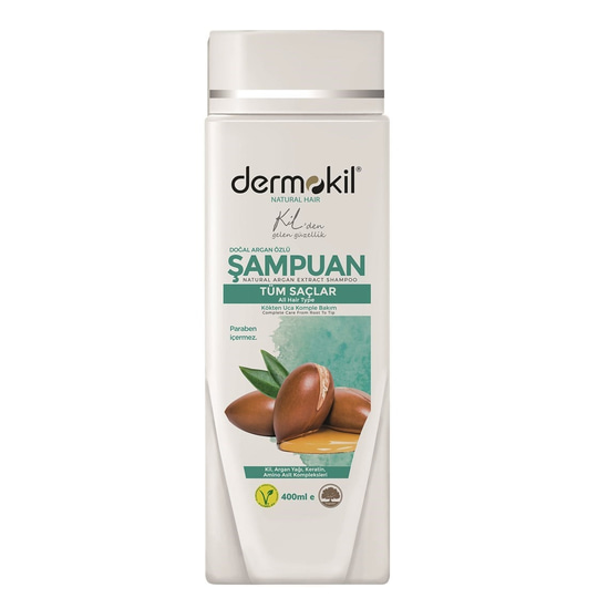 ŞampuanlarDermokilDermokil Doğal Argan Özlü Şampuan 400 ml