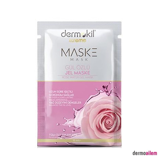 MaskelerDermokilDermokil Gül Özlü Jel Maske 15 ml