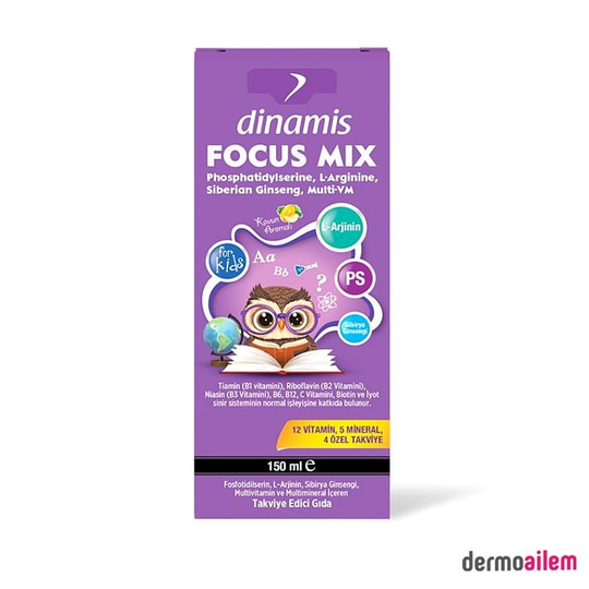 MultivitaminlerDinamisDinamis Focus Mix Şurup 150 ml