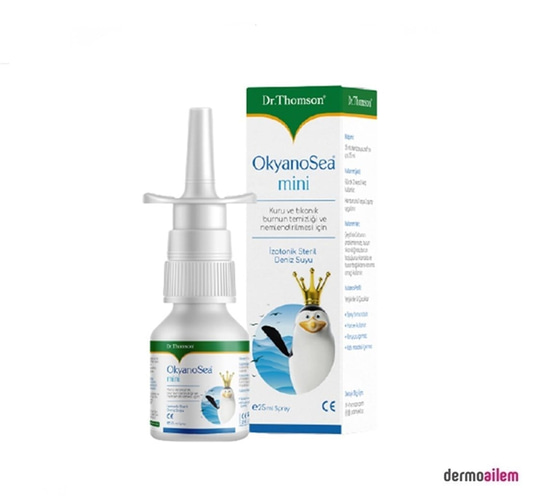 Burun SağlığıDr.ThomsonDr. Thomson Okyanosea Mini İzotonik Steril Deniz Suyu 25 ml