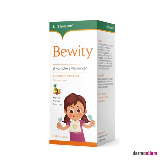 Takviye Edici GıdalarDr.ThomsonDr.Thomson Bewity B Kompleks Şurup 100 ml