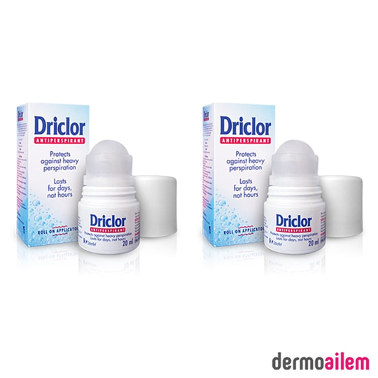 Parfüm Deodorant  Driclor Solution Roll-On 20 ml - Antiperspirant 2'li