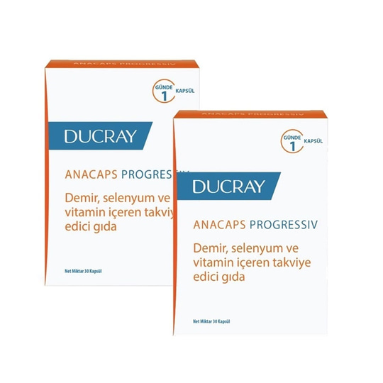 Takviye Edici GıdalarDucrayDucray Anacaps Progressıv Takviye Edici Gıda 30 Kapsül İkili Paket
