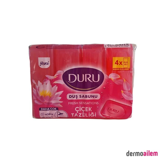 Banyo SabunlarıDuruDuru Fresh Çiçek Tazeliği Duş Sabunu 4x150 gr