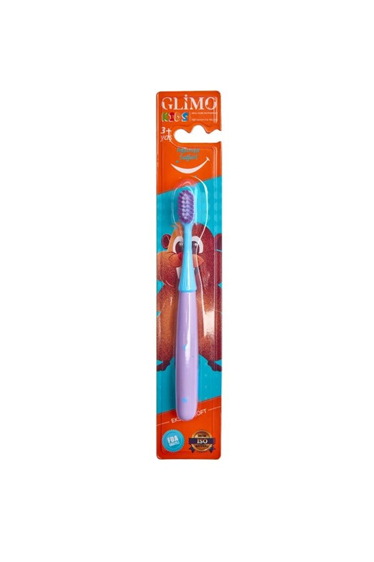 Glimo Kids Ekstra Yumuşak Diş Fırçası 3+ Yaş - Mavi