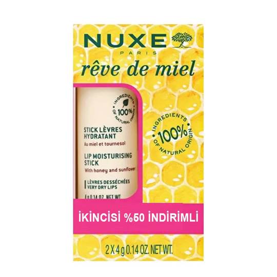 Nuxe Reve De Miel Lip Sticks 2x4 gr