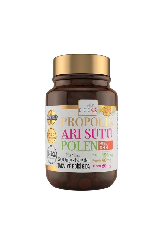 Bee'o Up Propolis Arı Sütü Polen Çocuk 60 Çiğneme Tableti