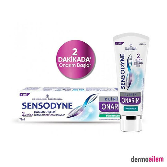 Sensodyne Klinik Onarım Derin Temizlik Diş Macunu 75ML
