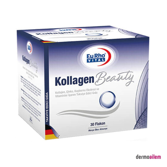 Takviye Edici GıdalarEurho VitalEurho Vital Kollagen Beauty 30 Flakon