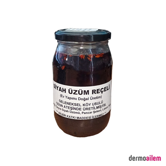 Organik&Yöresel GıdalarCCS GıdaEv Yapımı Siyah Üzüm Reçeli 430 gr