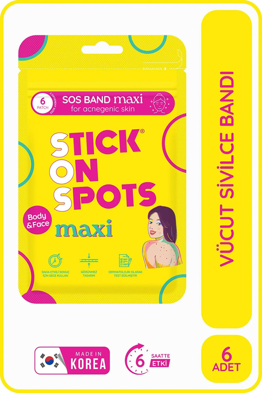 Stick On Spots Sos Band Maxi 6'lı
