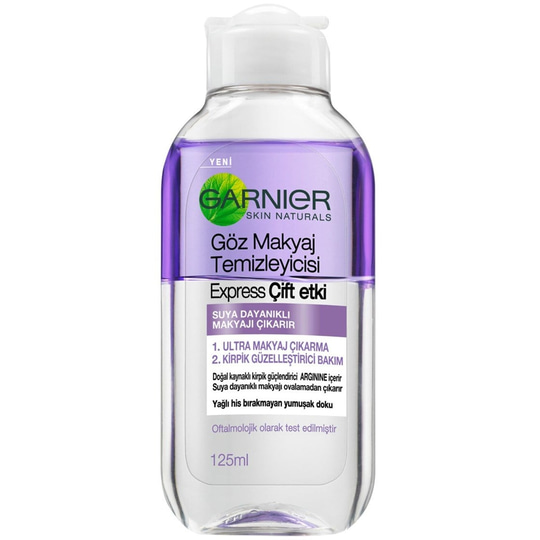 Makyaj TemizleyicileriGarnierGarnier Express Çift Etki Göz Makyaj Temizleyici 125 ml