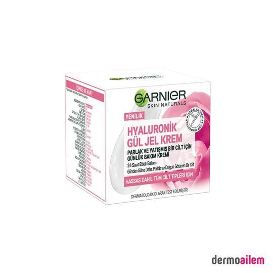 Nemlendirici & OnarıcıGarnierGarnier Hyaluronik Gül Jel Krem 50 ml