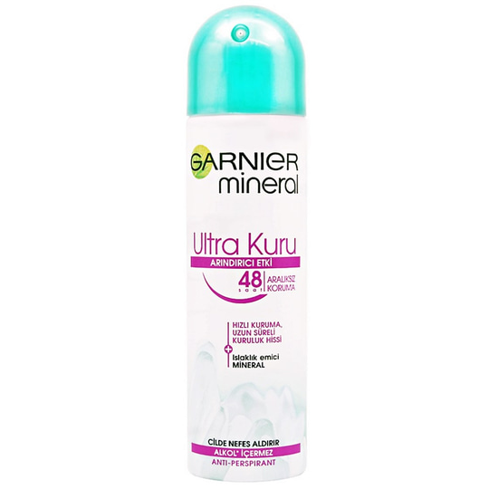 Kadın DeodorantGarnierGarnier Mineral Ultra Kuru Deodorant 150 ml