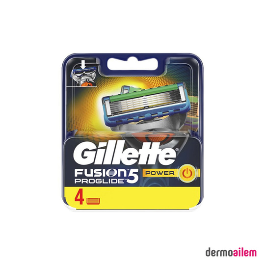 Tüy GidericilerGilletteGillette Fusion Power Yedek Tıraş Bıçağı 4'lü