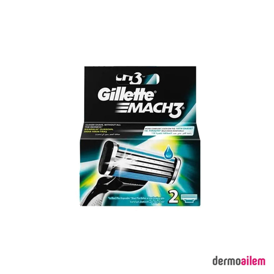 Traş BıçaklarıGilletteGillette Mach3 Yedek Bıçak 2'Li
