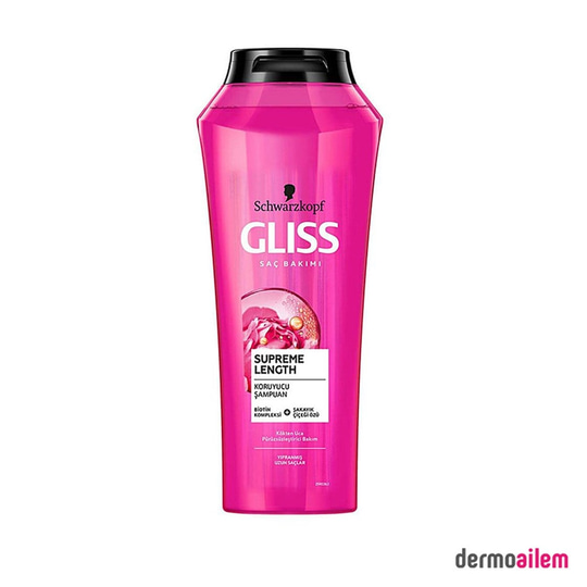 ŞampuanlarSchwarzkopfGliss Schwarzkopf Supreme Length Koruyucu Saç Bakım Şampuanı 500 ml